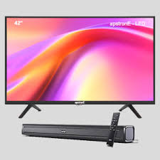 ApstronE - LED (43 Inches) Smart TV with Soundbar